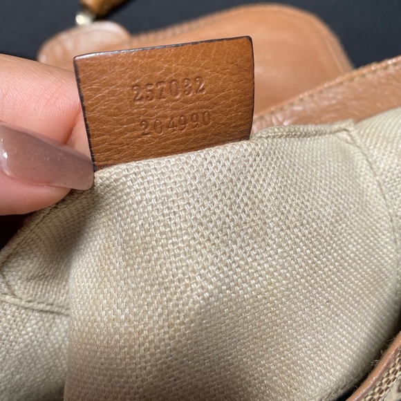 GUCCI Monogram Marrakech Evening Bag Brown - Picture 10 of 16